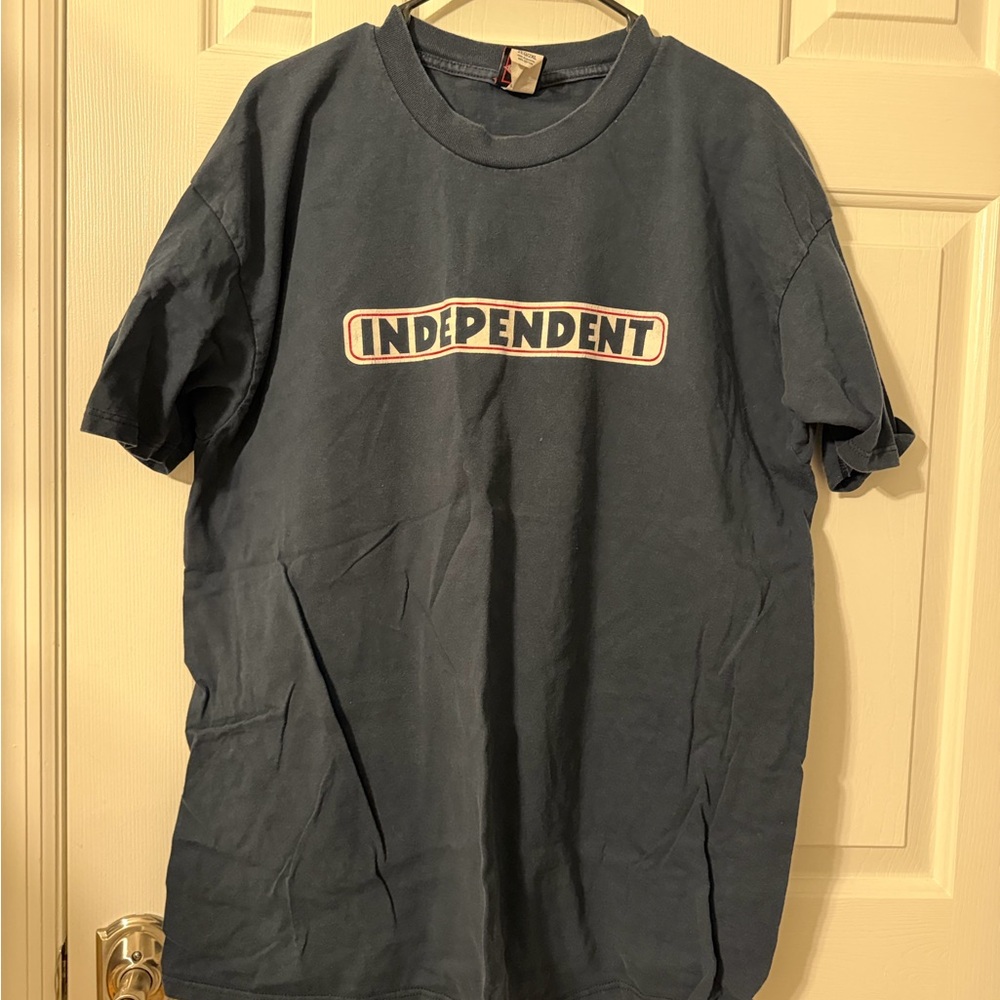 Independent Dark Blue Men's Short Sleeve Tee